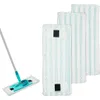 A mop head and three replacement mop pads are shown against a white background. Produktbild-Vorschau