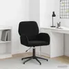 Chaise de bureau vidaXL, 54 x 55 x 90 cm, noire, revêtue de Voir les images du produit 2