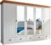 Schlafzimmer komplett Set SAVONA-69 in Kiefer massiv weiß Produktbild-Vorschau 7