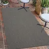 Klassisch-moderner Sisal Teppich In- & Outdoor in anthrazit Produktbild-Vorschau 2