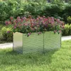 vidaXL Garten-Hochbeet 160x80x77 cm Verzinkter Stahl Produktbild-Vorschau 2