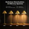LED Tischlampe kabellos mit Akku - 360° Drehbar Touch Produktbild-Vorschau 3