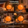 Orange Glas Nachttischlampe Kugel, dimmbare Tischlampe mit Produktbild-Vorschau 4