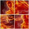 Bild auf Leinwand - Leinwandbild - Einteilig - Frau Flammen Produktbild-Vorschau 8