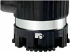 A close-up view of the bottom section of a black pump with a silver band around it. Anteprima dell’immagine prodotto