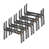 BigDean 10 Stück Blumenkastenhalter anthrazit Standard Produktbild-Vorschau 1