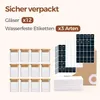 Gewürzgläser mit Bambusdeckel und Etiketten, 236ml, 12 Produktbild-Vorschau 8