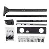 A collection of parts for a TV ceiling mount. Produktbild-Vorschau