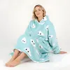 Lazy Robe Very Soft Bademantel Blue Cloud 100 cm Produktbild-Vorschau 10