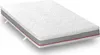 A white mattress with gray and red trim, shown from a slight angle on a white background. Anteprima dell’immagine prodotto