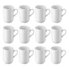 Kaffeebecher gerade mit Henkel 200 ml aus Porzellan in weiß Produktbild-Vorschau 4