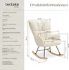 tectake® Houpací křeslo Torve 68 x 96 x 97 cm, nosnost 120 Náhled obrázku produktu 13