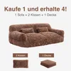 CHITA Sofa aus Fleece, platzsparend, Vakuum-Kompression, Produktbild-Vorschau 2