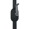 A close-up view of a crank mechanism on a black umbrella pole. Produktbild-Vorschau