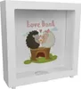 Igel Rahmen Spardose aus Holz mit Spruch Love Bank Produktbild-Vorschau 1