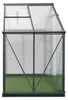 Hliníkový skleník Westmann Flora 64 antracit 132x192x202 cm Náhľad obrázku produktu 4