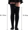 Strickstrümpfe Damen, dehnbare Winter-Overknee-Strümpfe, Produktbild-Vorschau 2