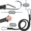 com-four® 3x Gummispanner - Gepäckspanner mit weißen Produktbild-Vorschau 6