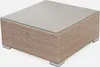 Salotto da giardino in resina intrecciata, 5 posti, Beige Anteprima dell’immagine prodotto 4
