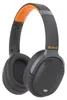 A pair of black and orange Denver brand headphones shown from the front. Anteprima dell’immagine prodotto