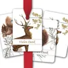 8 klassische Dankes Geschenkanhänger mit Eichhörnchen und Produktbild-Vorschau 1
