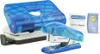 RAPESCO Heftgerät- & Locher-Set blau-transparent Produktbild-Vorschau 1
