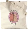 Animals Are Friends Not Food Jutebeutel Stoffbeutel Canvas Produktbild-Vorschau 1
