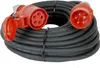 NWP CEE-Verlängerung 25m 400V 16A, Schwarz, IP44 5x2,5 mm² Produktbild-Vorschau 1