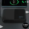 Setty Powerbank 5000 mAh Czarny do Ładowania Telefonu Podgląd zdjęcia produktu 3