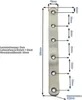 Edelstahl Verbinder 200x19mm Flachverbinder Lochplatte Produktbild-Vorschau 1
