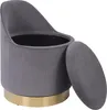Drehhocker Viktor 100 Grau Produktbild-Vorschau 3