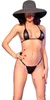 Chilirose - Cr 4840 Zwarte Micro Bikini S/M Productafbeelding-voorbeeld 1