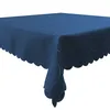 Tischdecke 160x300 cm Königsblau Damast Ornamente eckig Produktbild-Vorschau 2