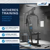 Posilovací stroj ProfiGym 2000 24808, černý, 135 x 103 x Náhled obrázku produktu 9
