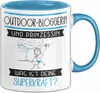 Outdoor-Bloggerin Und Prinzessin Tasse Geschenk Für Eine Produktbild-Vorschau 1