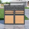Mülltonnenbox für 2 Tonnen bis 240 Liter Produktbild-Vorschau 2