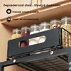 2-stöckiger ausziehbarer Unterschrank-Organizer Schwarz, Produktbild-Vorschau 6