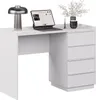 Scrivania Vicco Viktoria Bianco 110 x 45 cm con 4 cassetti, Anteprima dell’immagine prodotto 5