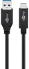 goobay 41073 goobay Cavo USB 3.1 Gen 2 A/USB C 0,5 m Anteprima dell’immagine prodotto 1