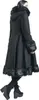 Hell Bunny Mantel Damen Elvira Cappotto schwarz M Anteprima dell’immagine prodotto 6