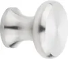A close-up shot of a brushed stainless steel cabinet knob. Produktbild-Vorschau
