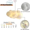 Kronleuchter Kreative Baumwolle Wolke Pendelleuchte Produktbild-Vorschau 5
