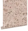 ESTAhome papel pintado flores silvestres rosa viejo y Vista previa de la imagen del producto 1