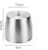 Aschenbecher mit Deckel, Edelstahl Aschenbecher für Produktbild-Vorschau 6