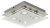 B.K.Licht LED Deckenleuchte Nickel matt quadratisch 25cm 4 Produktbild-Vorschau 1
