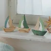 ohne Marke Segelboot Ahoi" 3er-Set beige/grün OneSize" Produktbild-Vorschau 9