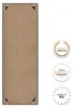 Zrkadlo na stenu STYLER WAVE, 50x142 cm, tmavý dub, Náhľad obrázku produktu 6