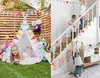 Wimpelkette Outdoor Pastell 4 Stück–  16 M Girlande Produktbild-Vorschau 5