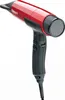 A red and black hairdryer is shown against a white background. Podgląd zdjęcia produktu