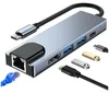 Tech-Protect V3-Hub Adaptér 5V1 Šedý Náhľad obrázku produktu 4
